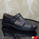 Sandale Piele Naturala Barbati Neagra Gabriel 9991