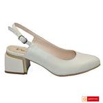 Sandale Dama Office Piele Naturala Bej Lorena 3778-1