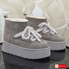 Ghete Dama Piele Naturala Intoarsa Taupe Lorena 4031-4