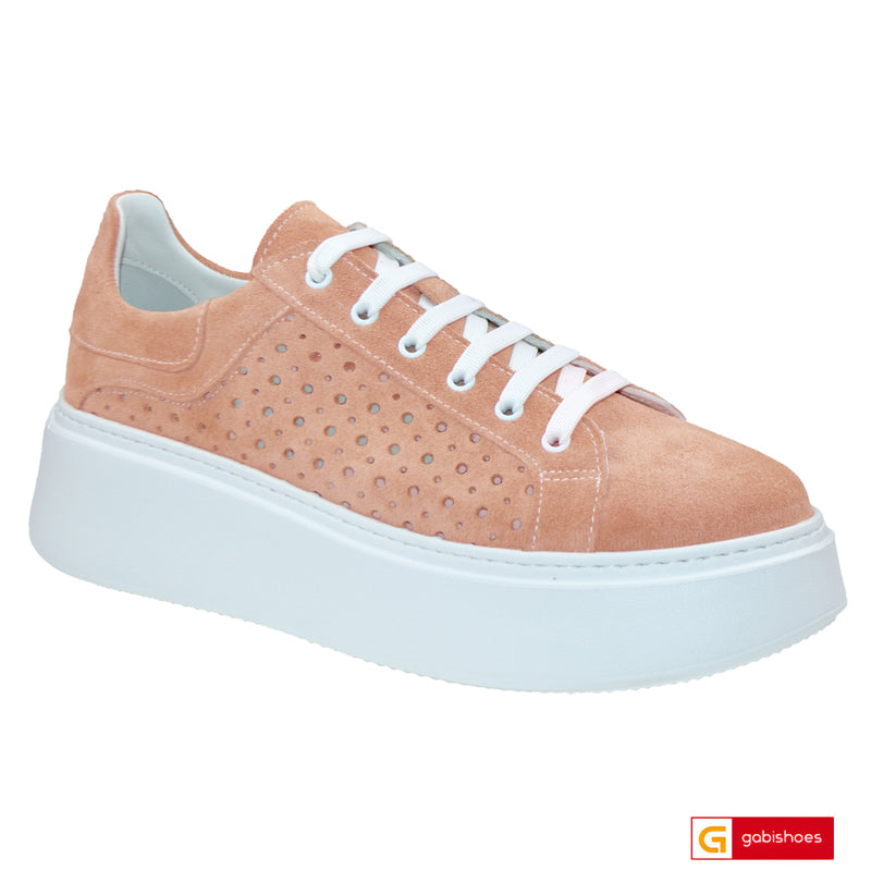 Pantofi Sport Piele Naturala Intoarsa Capuccino Lorena 3748-21