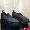 Pantofi Sport Piele Naturala Neagra Lorena 3485-2