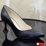 Pantofi Office Dama Piele Naturala Neagra Lorena 4018-3