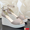 Sandale Dama Piele Naturala Taupe Lorena 4068-1
