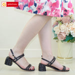 Sandale Dama Piele Naturala Neagra Gabina 5175