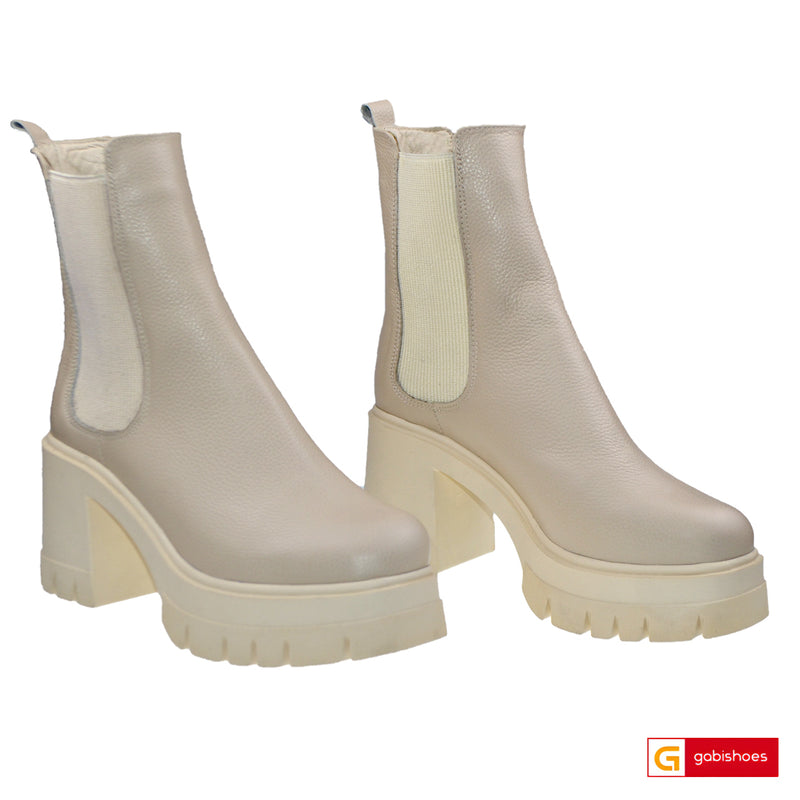 Ghete Dama Piele Naturala Bej Lorena 3568-3