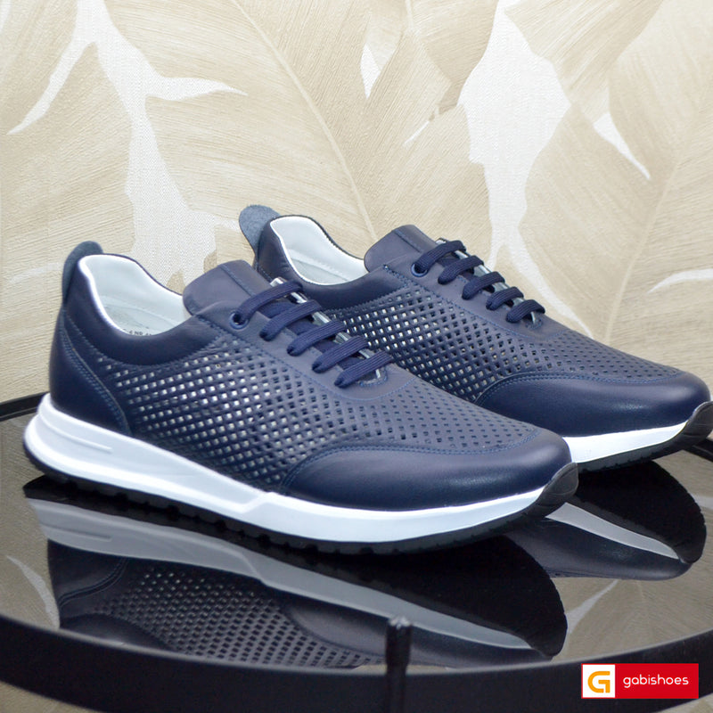 Pantofi Sport Piele Naturala Bleumarin Gabriel 3952-4 P