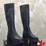 Cizme Dama Piele Naturala Neagra Lorena 3679-4