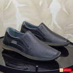Pantofi Casual Barbat Piele Naturala Neagra 9505