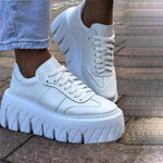 Pantofi Sport Piele Naturala Alba Gabriela 3850-2026