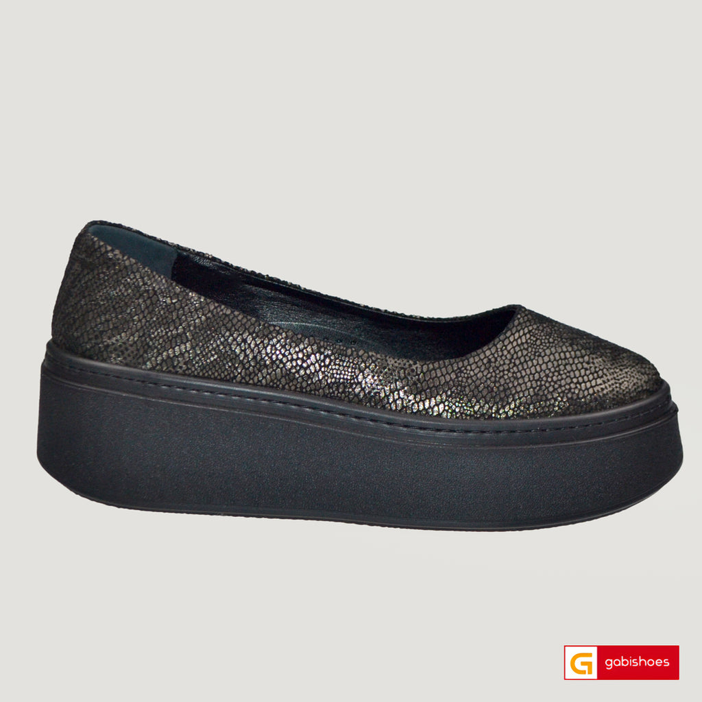 Balerini Piele Naturala Neagra Gabriela 3146-45