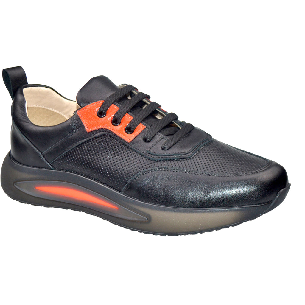 Pantofi Sport Piele Naturala Alba Gabriel 3042-2024