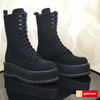 Ghete Dama Piele Naturala Intoarsa Neagra Lorena 1339-24