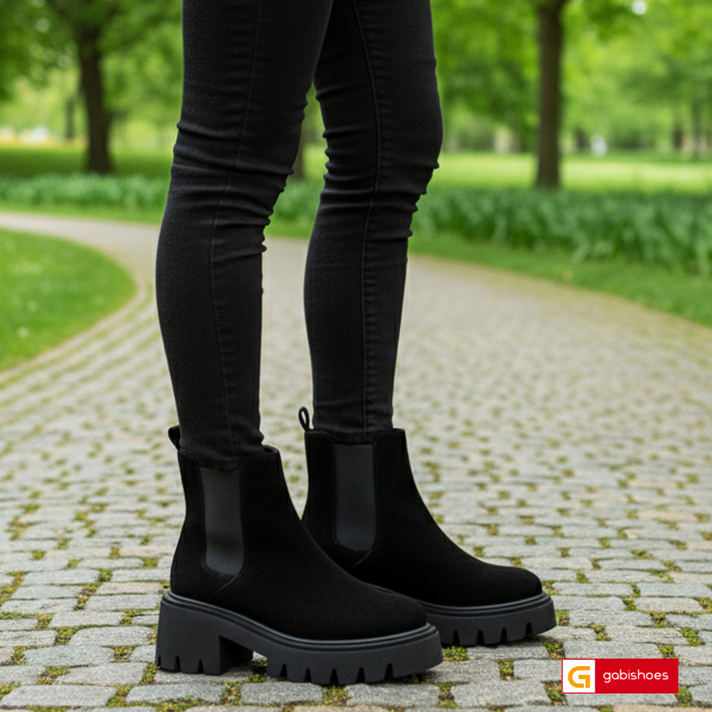 Ghete Piele Naturala Intoarsa Neagra Gabina 4121-3

Material: Piele Naturala Intoarsa
Culoare: Neagra
Tip: Ghete
Stil: Casual
Caracteristici Ghete casual dama piele natutala intoarsa
- Ghete piele naturala intoarsa neagra ,ghete cu elastec
- Ghete cu burete special extra-confort
- Talpa neagra , brant interior cu burete special mesina naturala si blanita neagra&nbsp;
- Inaltime talpa : 7 cm
- Schimb gratuit
*Masuratori realizate pentru marimea 37.

Ghetele sunt confectionate din piele de calitate superioara