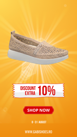 Pantofi Casual Piele Naturala Bej Gabina 43-85