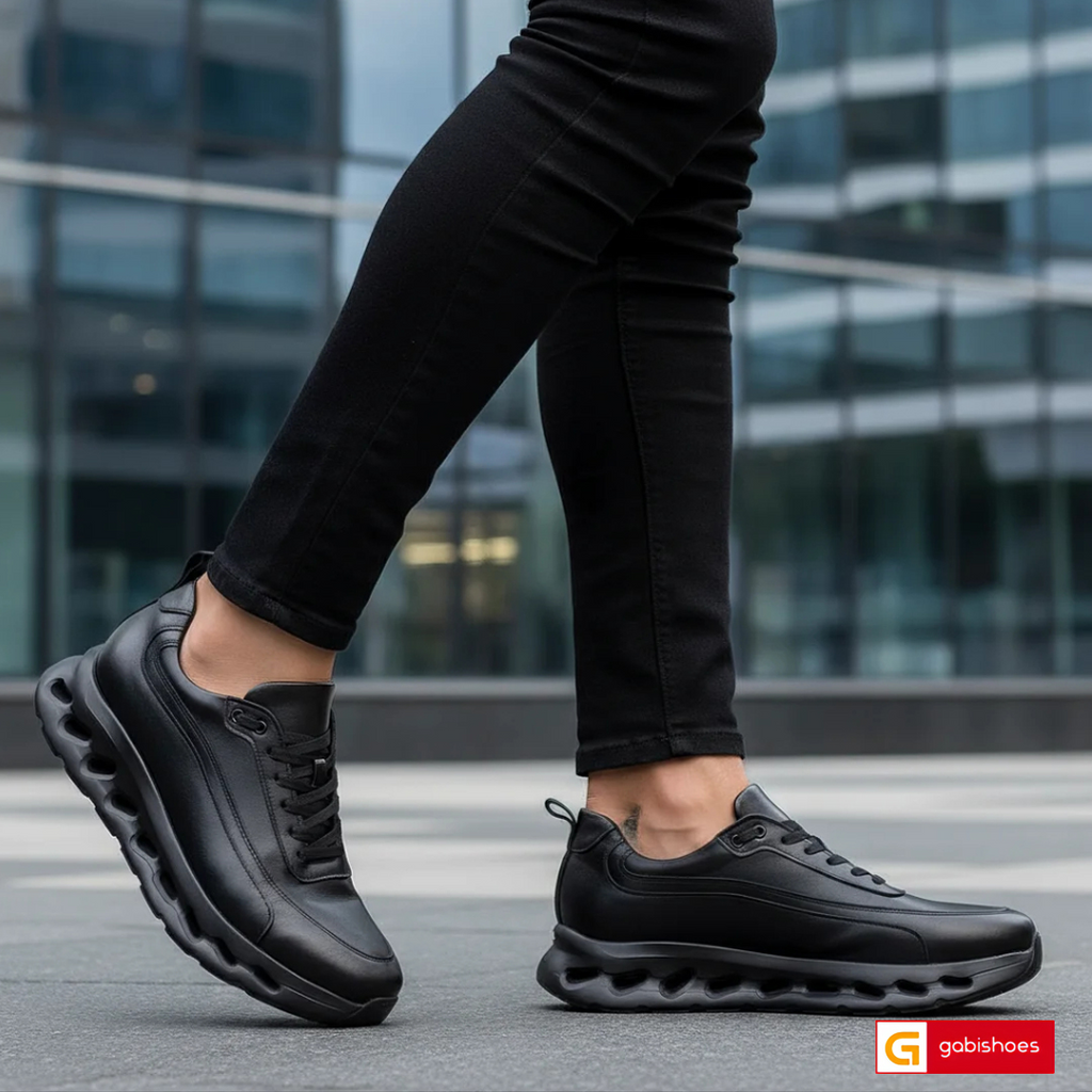 Pantofi Sport Piele Naturala Neagra Gabriel 3687-2

Material: Piele Naturala
Culoare: Neagra
Tip: Pantofi
Stil: Sport
Caracteristici Pantofi sport piele naturala neagra
- Pantofi piele naturala sistem de inchidere cu siret&nbsp;
- Pantofi sport cu burete special extra-confort
- Talpa negru cu alb cusuta , brant interior cu burete special , mesina naturala&nbsp;&nbsp;
- Inaltime talpa : 3 cm&nbsp;
- Schimb gratuit
*Masuratori realizate pentru marimea 41.

Pantofii&nbsp;sunt confectionatii din piele de calita