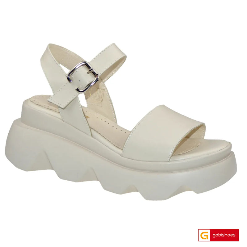 -Material: Piele Naturala&nbsp;
-Culoare:&nbsp;Bej
-Tip: Sanda
-Stil: Confort

- Sanda piele naturala bej cu model&nbsp; ,sistem de inchidere cu catarama
- Sanda cu burete special extra-confort ,ornament argintiu
- Talpa bej , varf rotund, brant interior cu burete special mesina naturala bej
- Inaltime toc: 7 cm ,talpa usoara&nbsp;
*Masuratori realizate pentru marimea 37