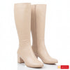 Cizme Dama Piele Naturala Bej Lorena 3708-3