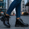 Ghete Dama Piele Naturala Neagra Gabinna 520