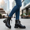Ghete Dama Piele Naturala Neagra Gabinna 402