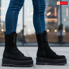 Ghete Dama Piele Naturala Intoarsa Neagra Lorena 1339-24