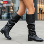 Cizme Negre Piele Naturala Lorena 16