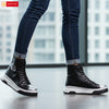 Ghete Sport Dama Piele Naturala Negru cu Argintiu Lorena 3583-4