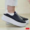 Pantofi Sport Dama Piele Naturala Negru cu Bej Lorena 3600-49