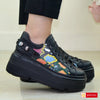 Pantofi Sport Piele Naturala Neagra Lorena 3998-3