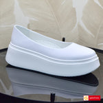 Balerini Piele Naturala Alba Gabriela 3146-57