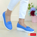 Pantofi Casual Dama Piele Naturala Blue Gabriela 633