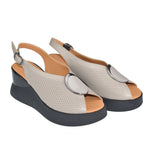 Sandale Casual Piele Naturala Taupe Lorena 500