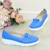 Pantofi Casual Dama Piele Naturala Blue Gabriela 633