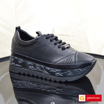 Pantofi Sport Piele Naturala Neagra Gabinna DT210-02
