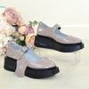 Pantofi Dama Piele Naturala Taupe Raluca 823