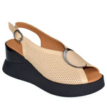 Sandale Casual Piele Naturala Bej Lorena 500