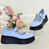 Pantofi Dama Piele Naturala Blue Raluca 823