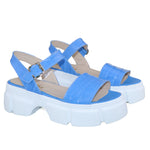 Sandale Casual Dama Piele Naturala Blue Lorena 1190-4