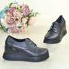 Pantofi Dama Pilee Naturala  Antonia 1316-1 BLACKF