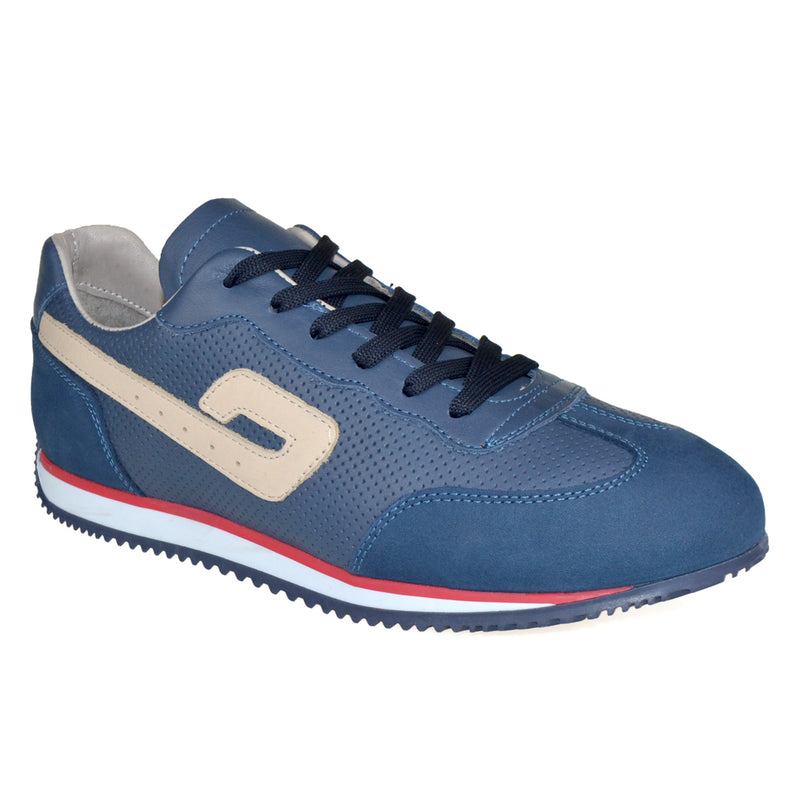 Pantofi Casual Piele Naturala Bleumarin Gabriel 6022