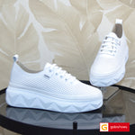Pantofi Sport Piele Naturala Alba Gabinna 212-612
