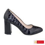 Pantofi Office Piele Naturala Neagra Gabriela 360-2