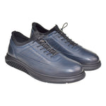 Pantofi Casual Piele Naturala Bleumarin Gabriel 17-550