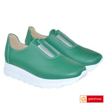 Pantofi Sport Piele Naturala Verde Lorena 1499-1