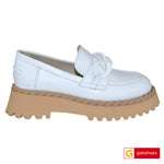 Pantofi Casual Piele Naturala Alba Gabina 714