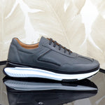 Pantofi Sport Piele Naturala Gri Gabriel 207