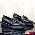 Pantofi Piele Naturala Neagra Gabinna 01-2027 N RUG