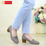 Pantofi Piele Naturala Taupe Gabriela 290