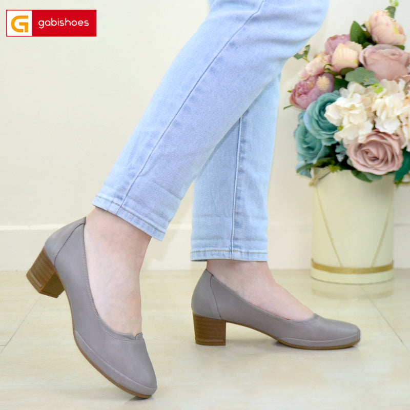 Pantofi Piele Naturala Taupe Gabriela 277