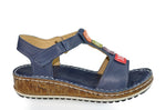 Sandale Casual Dama Piele Naturala DB1341 BLU